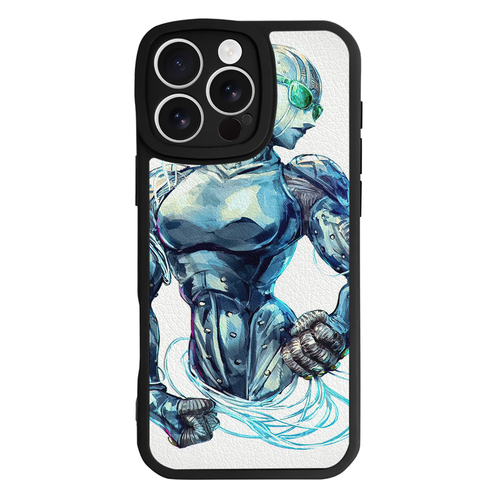 （画像用） ジョジョの奇妙な冒険 JoJo's Bizarre Adventure 【iPhone 16シリーズ対応】シリコンスマホケース（レザー調） 材質：シリコン